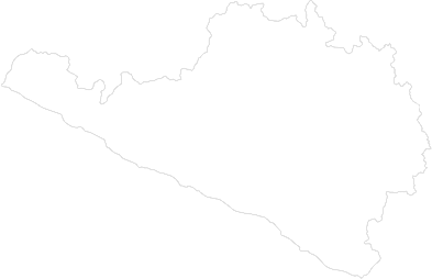 Mapa de Arequipa con el logo de la UCSP